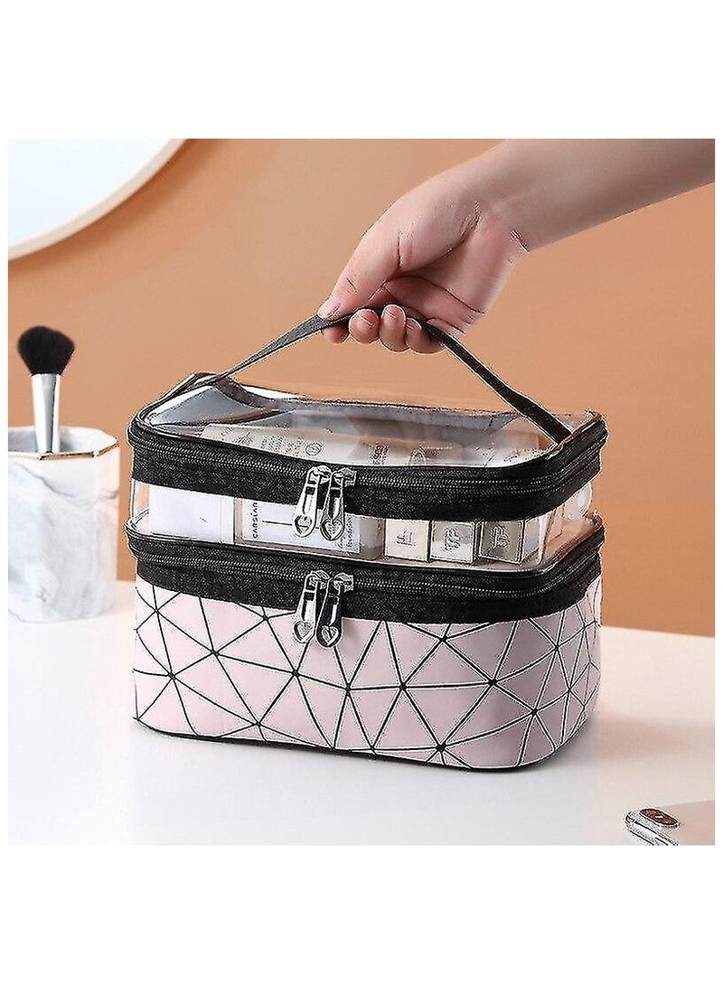 BLOOMING TIME Double Layer Waterproof Cosmetics Bag - Image 3