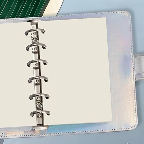Harphia A7 Planner Inserts, Binder Refills for 6 Ring Spiral Notebook, Mini Blank Paper,6 Holes,for Portable planner, 45sheets/90 pages, 4.84 x 3.23'', Harphia - Image 2