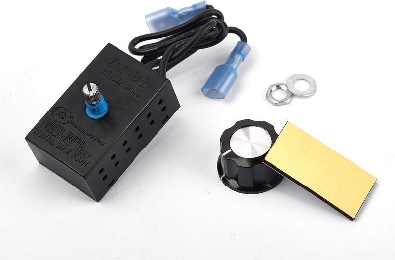 Criditpid Fireplace Stove Blower Fan Variable Rheostat Speed On/Off Switch Control, Fan Speed Control for Fireplace Stove Blower - Image 2