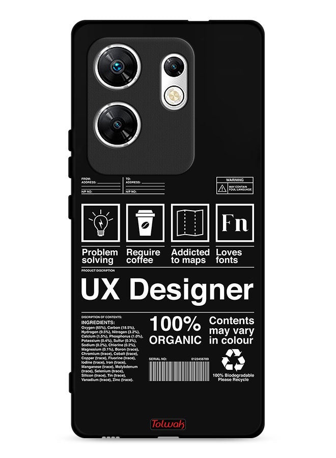 Tolwak Infinix Zero 30 4G Protective Case Cover Ux Designer Sticker - Image 1