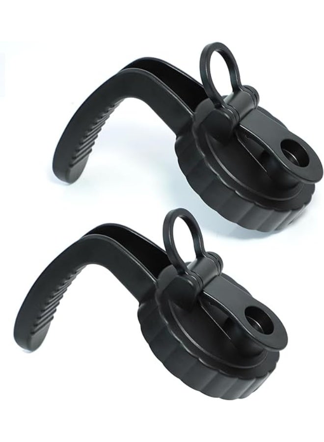 فم واسع ماسون جرة غطاء مع صب منفذ وثقيلة الوظائف مقبض غير انزلاق، ماسون جرة غلاف أغطية مع قمة فليب كاب المثبتة الهواء وختم التسرب، سهلة صب منفذ، جرات غير مدرجة -2 حزمة - Image 1