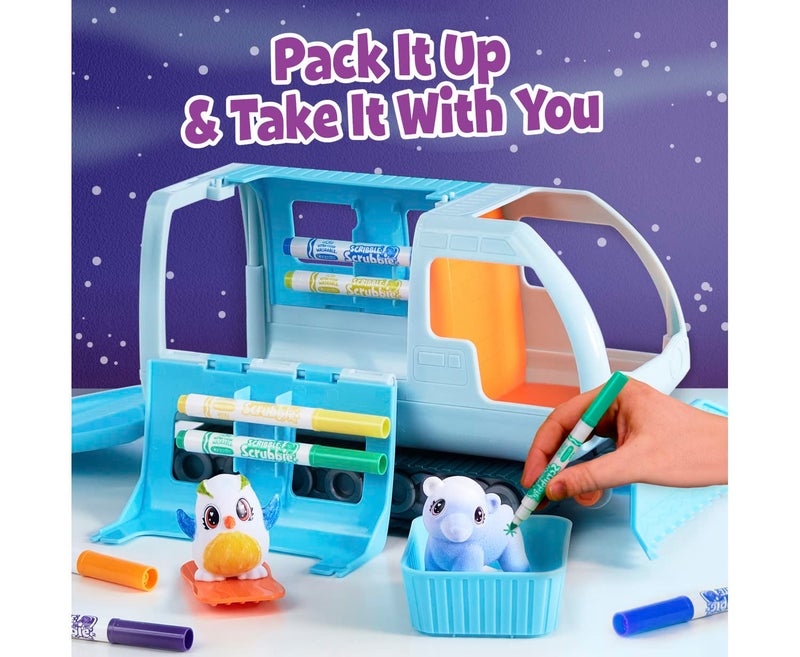 Crayola Scribble Scrubbie Pets Arctic Snow Explorer, Color & Wash Creative Toy, Gift for Kids, Age 3, 4, 5, 6 - Image 3