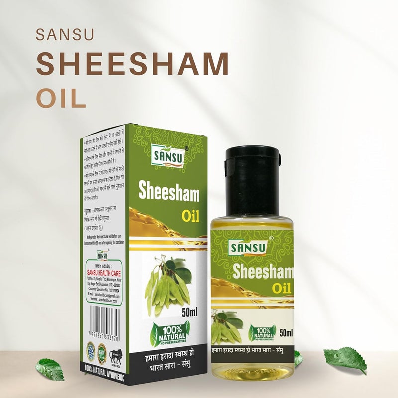 Sansu Sheesham Oil 100ml Mustard Oil 100ml Combo Pack of 2 - Image 3