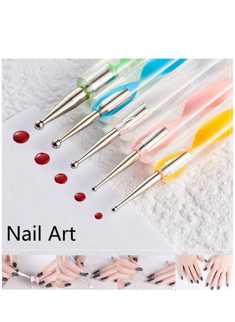 KASTWAVE 10Pcs Dotting Tools Set for Nail Art Embossing Stylus for Painting Rocks Mandalas Art Dot Tools Durable  - Image 3