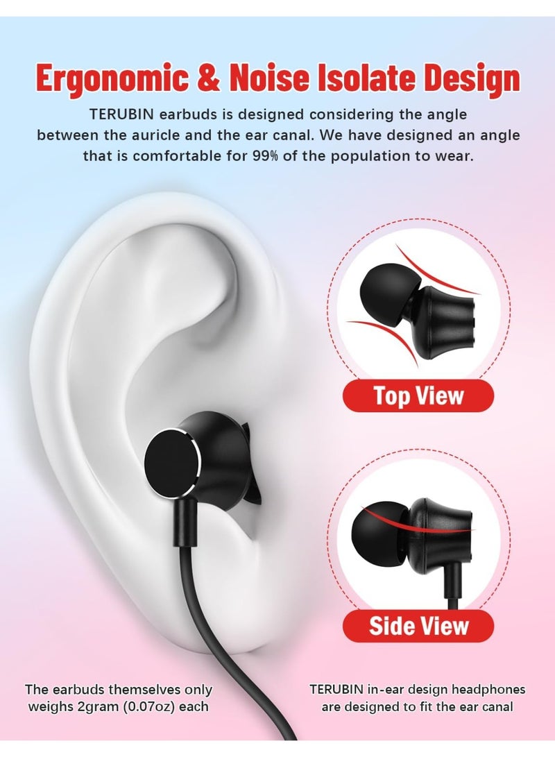Bukela Neckband Bluetooth Headphones, 200H Long Playtime Wireless Stereo Neckband Earbuds with Microphone, Waterproof Around The Neck Headphones in Ear Headset for Sports/Workout/Office (Black) - Image 3