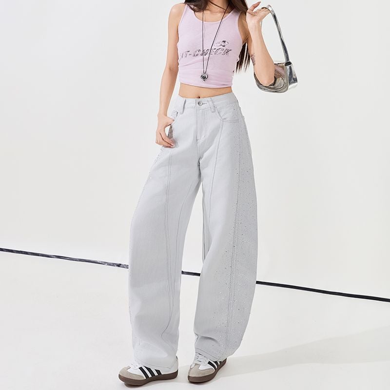 Unisex Classic Denim Jeans Loose Fit Daily Outdoor Wear - Image 4