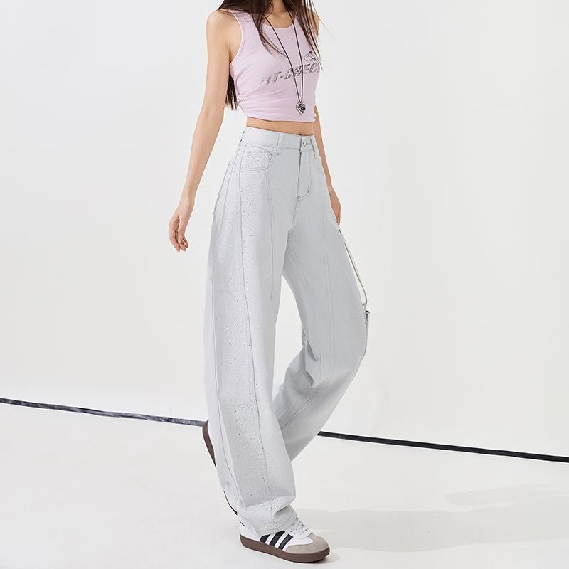 Unisex Classic Denim Jeans Loose Fit Daily Outdoor Wear - Image 3