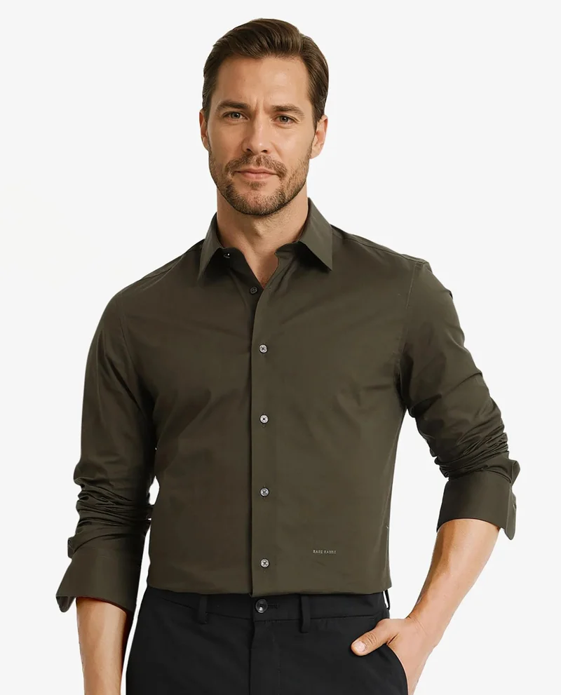 Rare Rabbit Men's Cotton Stretch Shirt