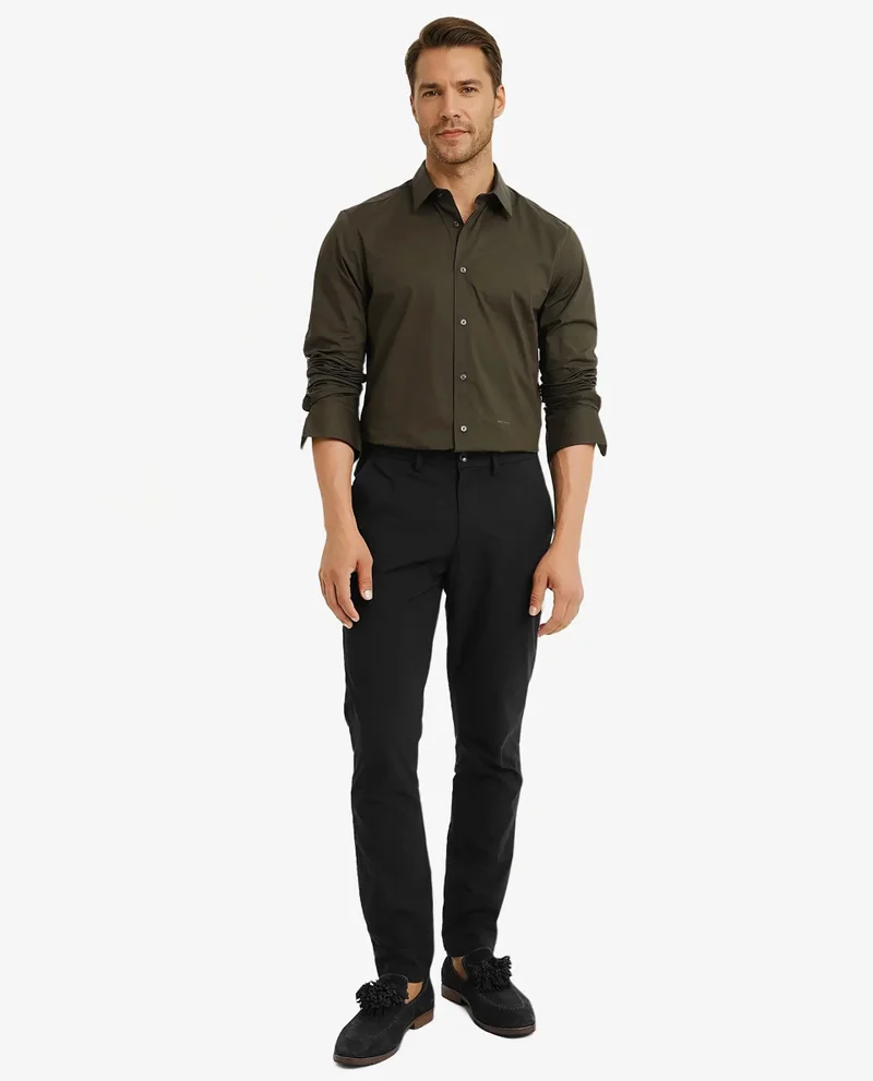 Rare Rabbit Men's Cotton Stretch Shirt