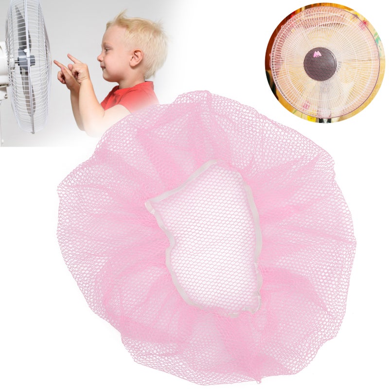 Electric Fan Guard Dust Cover Dustproof Baby Safety Washable Fan Protection CoverPink - Image 5