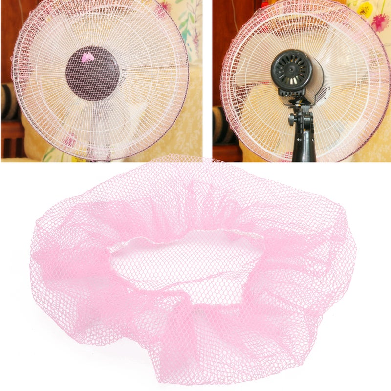 Electric Fan Guard Dust Cover Dustproof Baby Safety Washable Fan Protection CoverPink - Image 4