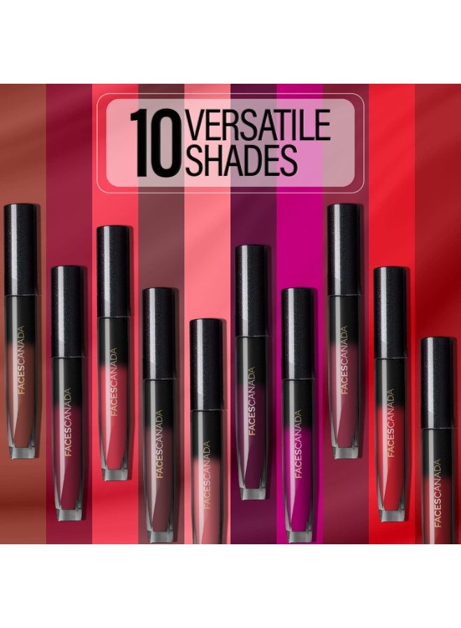 فاسيسكانادا أحمر شفاه سائل كومفي سيلك من فيسز كندا - سولفول براون 01، 3 مل | لمسة نهائية ساتان مطفية عالية الوضوح | راحة فاخرة | يدوم طويلاً | لا يسبب جفافًا | ملمس ناعم | زيت التوت وزبدة الشيا لترطيب الشفاه وامتلاءها - Image 3