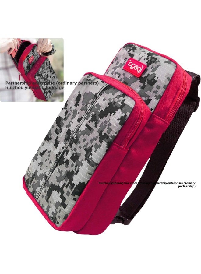 general Mario Storage Kingdom Crystal Single Shoulder Crossbody Bag For Nintendo Switch Protective Cover Game Console Protection Case-Product Color:Camouflage Style 3 - Image 1