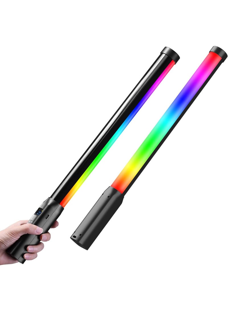يولانزي عصا إضاءة Ulanzi VL119 LED RGB بقوة 10 وات، عصا فيديو 360 درجة RGB للتصوير الفوتوغرافي، مصباح أنبوبي مدمج قابل لإعادة الشحن بقوة 2600 مللي أمبير/ساعة، إضاءة كاميرا قابلة للتعتيم بدرجة حرارة 2500-9000 كلفن مع شاشة LCD - Image 1