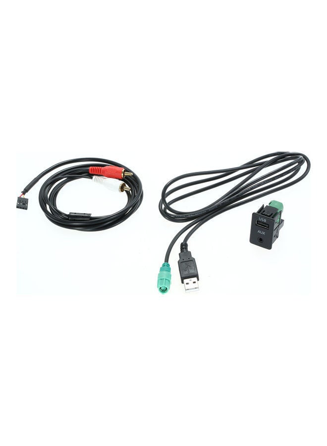 NIBEMINENT 3-Piece Car AUX USB Adapter Set  - Image 4