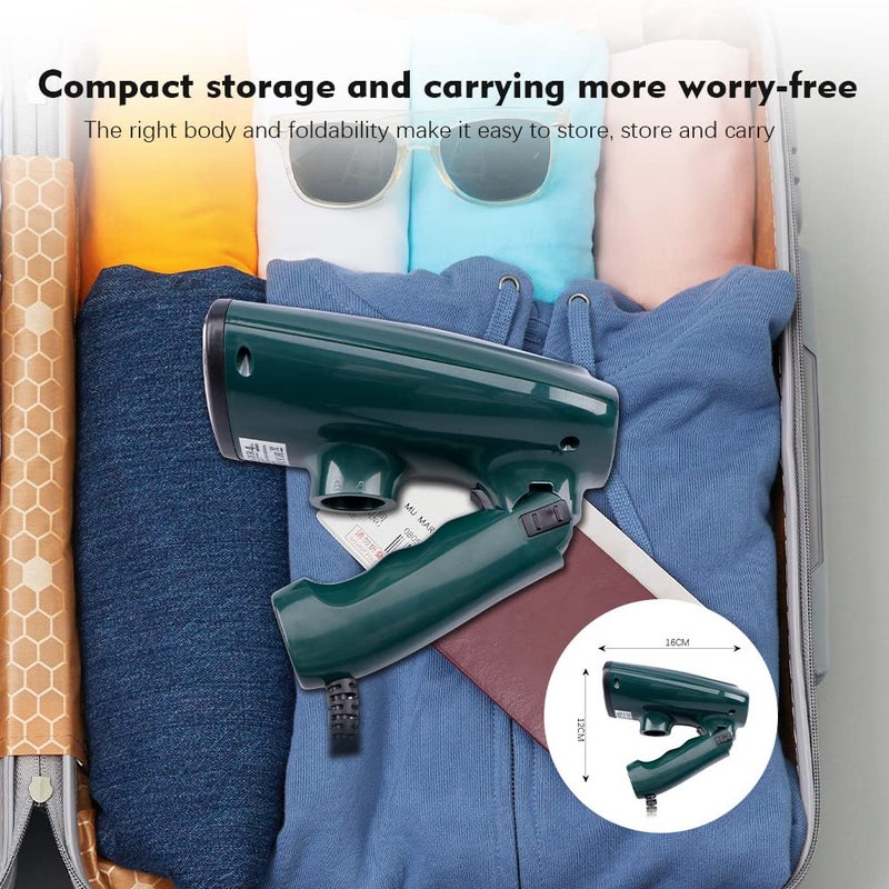 Handheld Garment Steamer 1600W-3 Years Warranty, Clothes & Curtains, 2 in 1 Steam Iron and Vertical Steamer, Foldable Travel Steamer with 200ml Water Tank, Portable Wrinkle Remover - Image 5