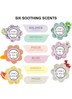 Fiora Naturals Shower Bombs Aromatherapy - Shower Steamers Gift Set for Christmas, Vapor Tablets with Natural Essential Oils. Spa Shower, Bath Bombs, Shower Melts for Women, Selfcare Stocking Stuffers for her  - Image 5