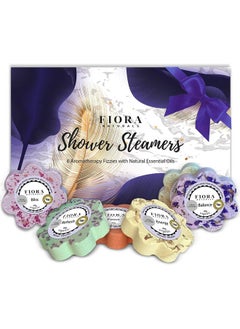 Fiora Naturals Shower Bombs Aromatherapy - Shower Steamers Gift Set for Christmas, Vapor Tablets with Natural Essential Oils. Spa Shower, Bath Bombs, Shower Melts for Women, Selfcare Stocking Stuffers for her  - Image 1