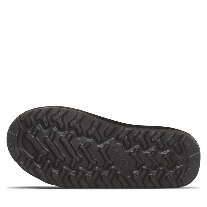 BEARPAW Elle Youth Black Size 4 | Cozy Suede Winter Boots for Kids | Comfortable Slip-On Boots - Image 4