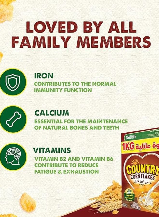 Country Corn Flakes Cereal 1000g - Image 4