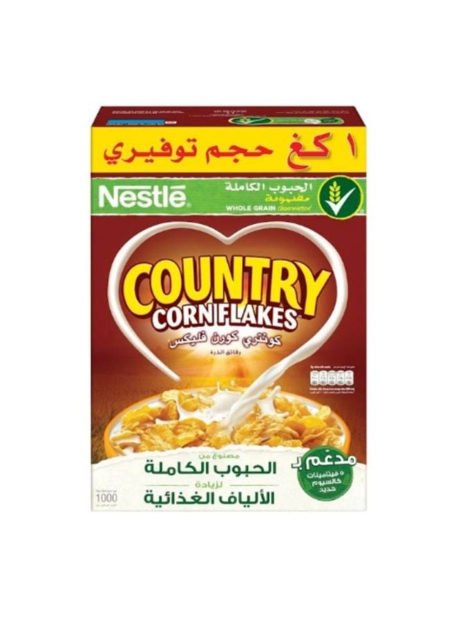 Country Corn Flakes Cereal 1000g - Image 2