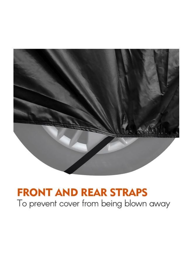 UV Protected Car Cover With Reflective Strip For SUV Car - Image 4