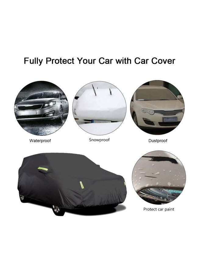 UV Protected Car Cover With Reflective Strip For SUV Car - Image 2