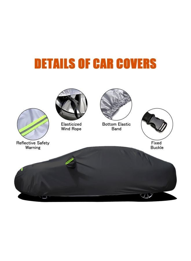 UV Protected Car Cover With Reflective Strip For SUV Car - Image 3