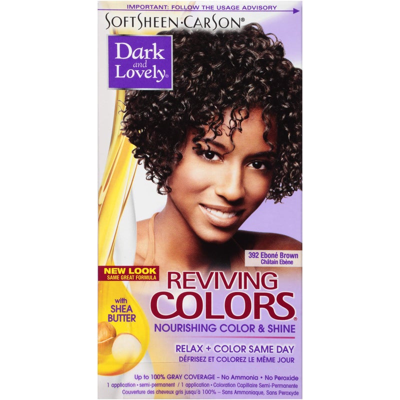 SoftSheenCarson Dark and Lovely Reviving Colors Nourishing Color Shine Ebone Brown 392