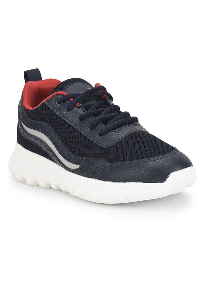 Liberty LEAP7X Sports Shoes for Girls-13 Kids UK(32 EU) Navy Blue - Image 1