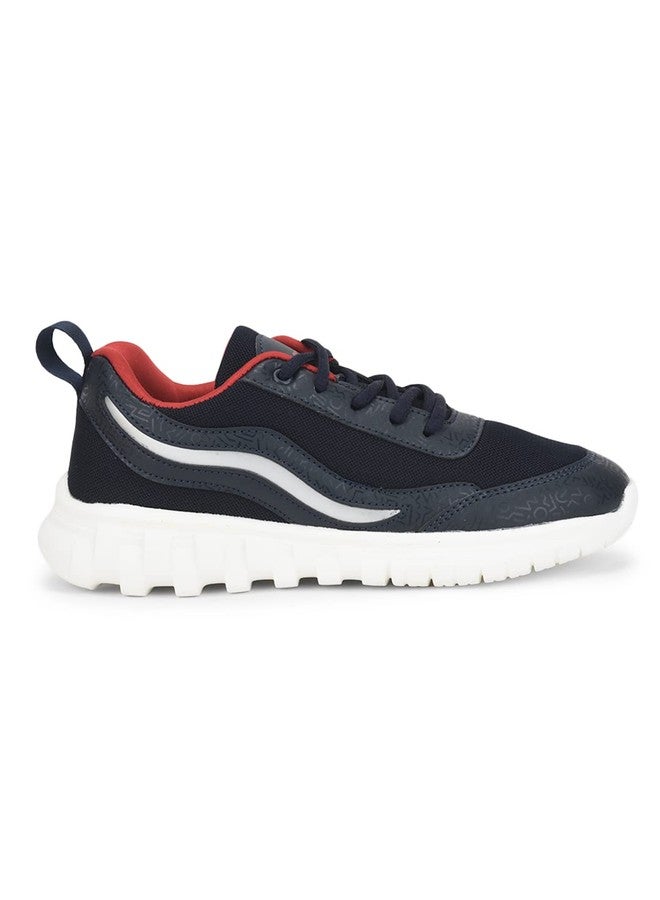 Liberty LEAP7X Sports Shoes for Girls-13 Kids UK(32 EU) Navy Blue - Image 2