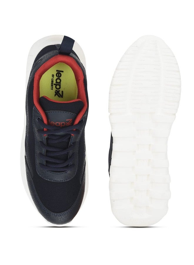Liberty LEAP7X Sports Shoes for Girls-13 Kids UK(32 EU) Navy Blue - Image 4