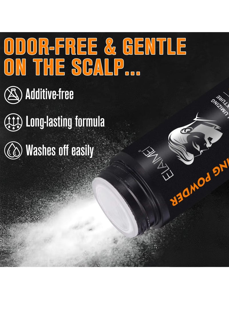 Elaimei - Hair Styling Powder Invisible Long Lasting Instant Volumizing Matte Texture Hair Styling Powder Men and Women Safe Gentle Easy Wash Odour Free Natural Formula Hair Texturizing Powder 10.2g - Image 1