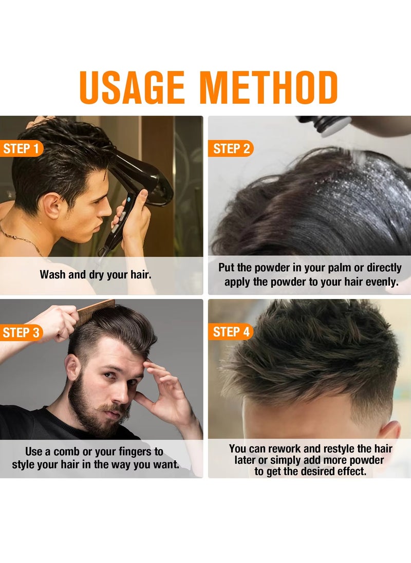 Elaimei - Hair Styling Powder Invisible Long Lasting Instant Volumizing Matte Texture Hair Styling Powder Men and Women Safe Gentle Easy Wash Odour Free Natural Formula Hair Texturizing Powder 10.2g - Image 1