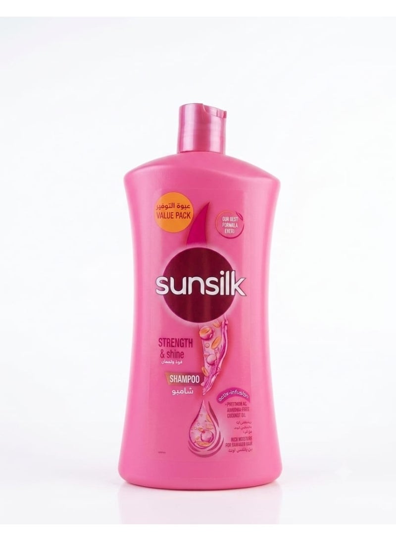 Strength And Shine Shampoo With Provitamin B5 Argenine And Coconut Oil 1000m