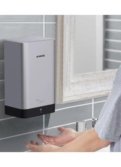 AIKE AIKE Automatic Wall Hand Dryers Portable Mini Hand Dryer Washroom Drying Hands 10-15s Quick Drying 900W 220V  - Image 1