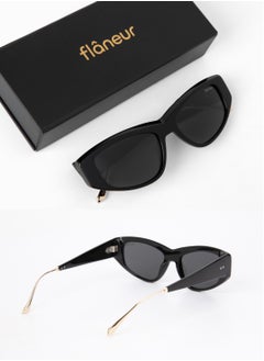 flâneur Flaneur Cats Eye Polarized Sunglasses - UV Protection Shades, Lightweight, Trendy Sunglasses for Women & Men, Scratch-Resistant, Designer Eyewear Accessories, Fashion Goggles with Polarized Lens  - Image 5