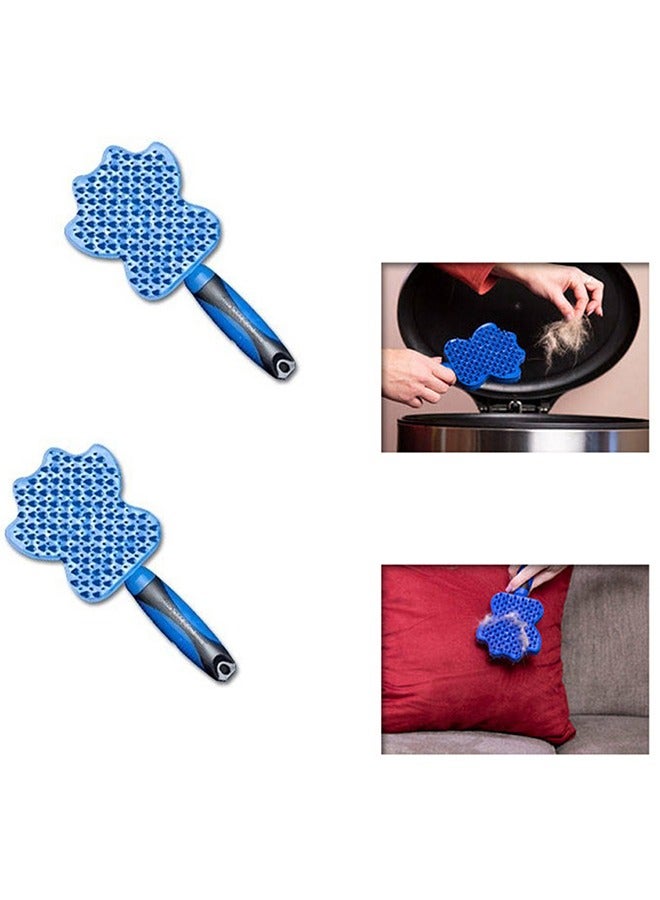 CATANES Pet Brush Hair Remover Gentle Pet Grooming Brush Easy Grip - Image 2