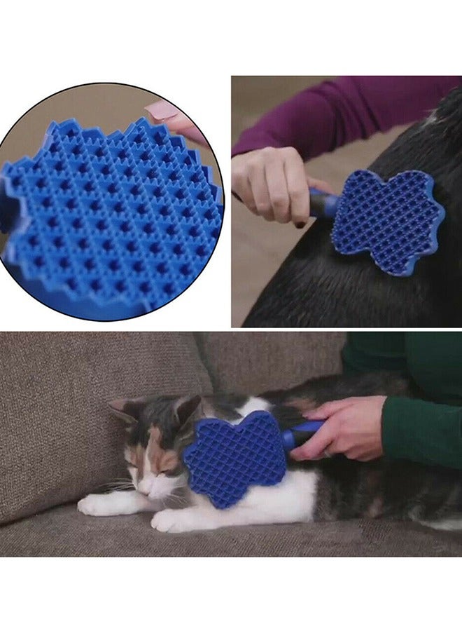 CATANES Pet Brush Hair Remover Gentle Pet Grooming Brush Easy Grip - Image 4