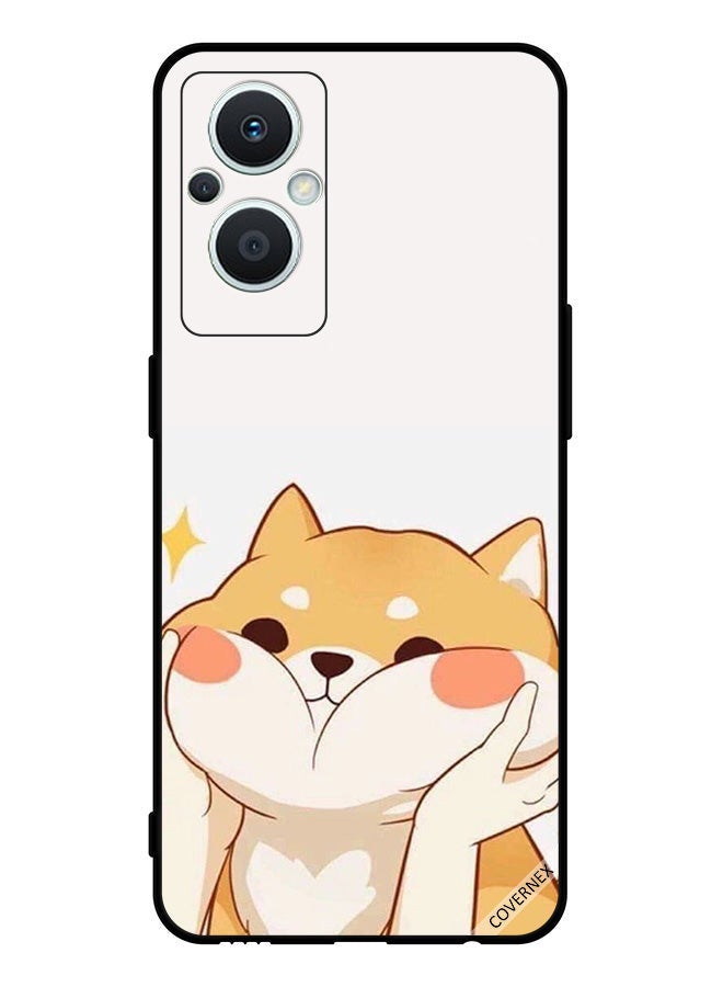 Covernex Protective Case Cover For Oppo Reno 7 Lite Cute Cat Clip Art - Image 1