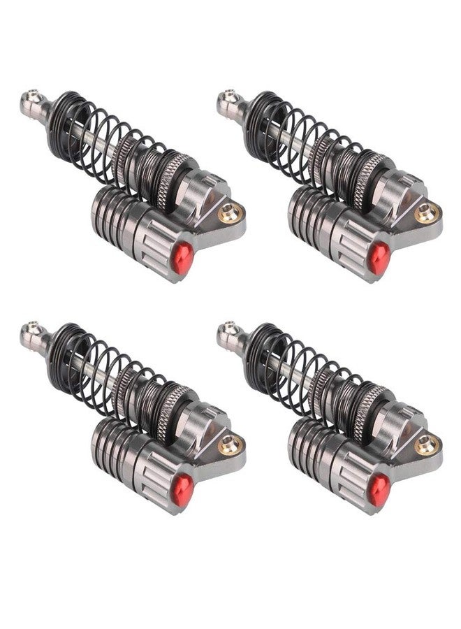 Dilwe 4Pcs RC Shock Absorbers, Aluminum Alloy Springs Shocks Set Damper for Axial / SCX10 / D90 RC Crawler Car - Image 5
