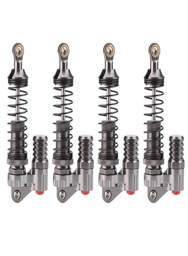 Dilwe 4Pcs RC Shock Absorbers, Aluminum Alloy Springs Shocks Set Damper for Axial / SCX10 / D90 RC Crawler Car - Image 1