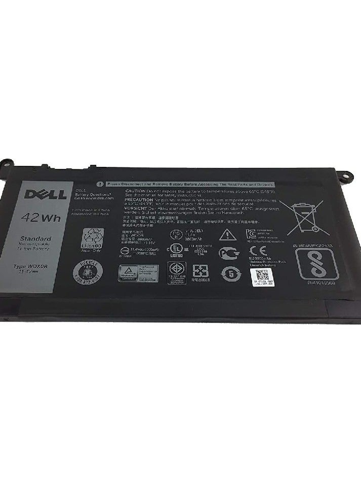 بطارية كمبيوتر محمول WDXOR عالية الجودة متوافقة مع Dell Inspiron 13 5000 5368 15-7560 15 5538 13 7368 15 5567 15 5568 15 7000 P61F T2JX4 3CRH3 - Image 1