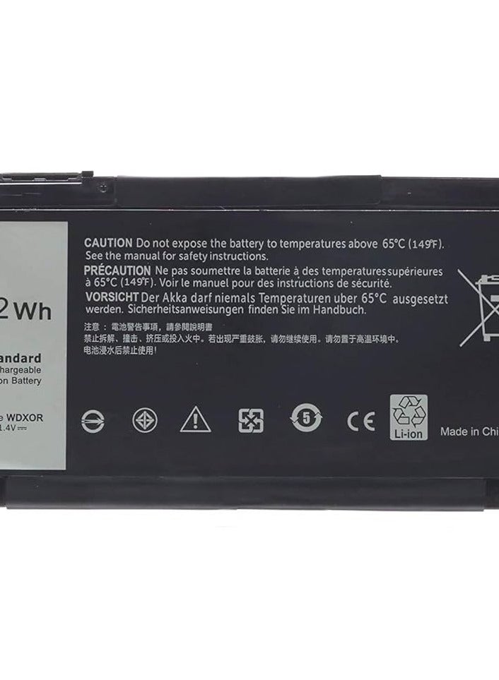 بطارية كمبيوتر محمول WDXOR عالية الجودة متوافقة مع Dell Inspiron 13 5000 5368 15-7560 15 5538 13 7368 15 5567 15 5568 15 7000 P61F T2JX4 3CRH3 - Image 3