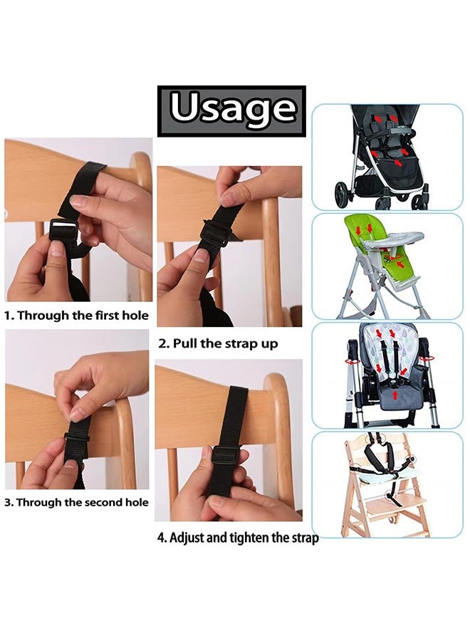 Adjustable Five Point Harness Baby Seat Belt Universal Safety Strap for High Chair Stroller Pram Buggy - Image 5