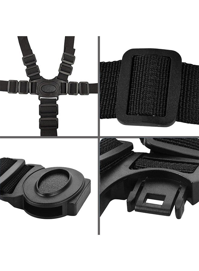 Adjustable Five Point Harness Baby Seat Belt Universal Safety Strap for High Chair Stroller Pram Buggy - Image 3