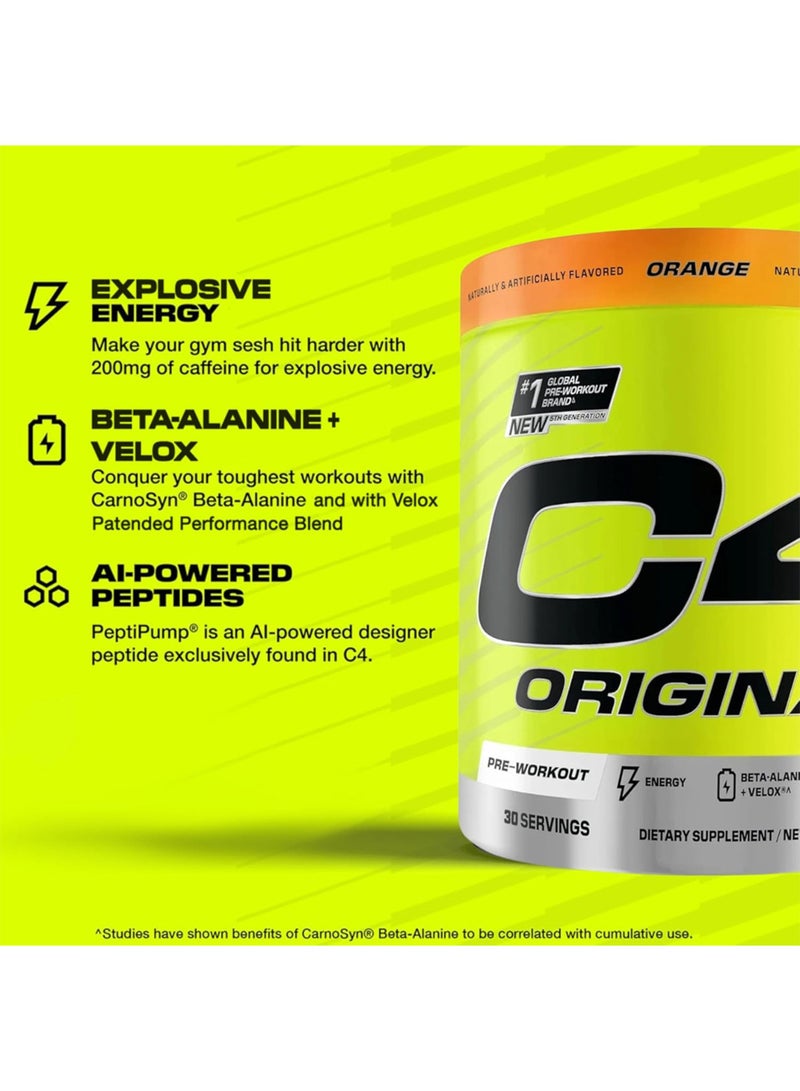 سيلوكور مسحوق C4 الأصلي قبل التمرين بنكهة البرتقال - Image 4