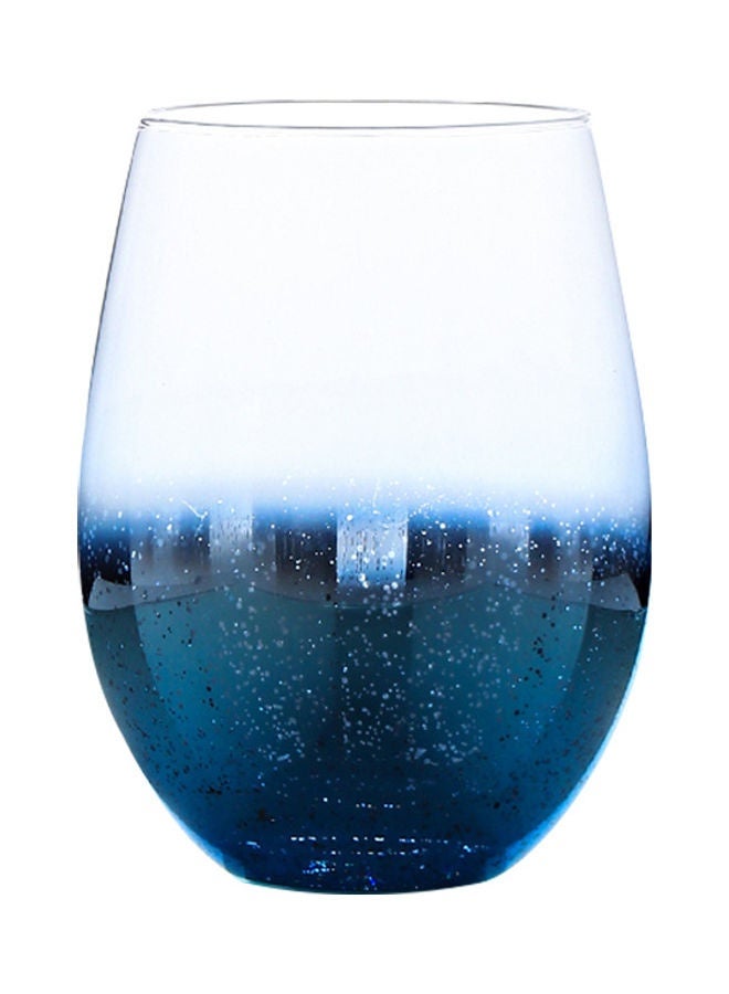 Electroplating Star Egg Cup Glass Blue 9.4x12cm  - Image 2