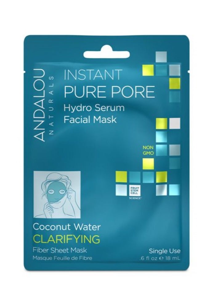 Andalou Natural Andalou Instant Pure Pore Hydro Serum Facial Mask  - Image 2