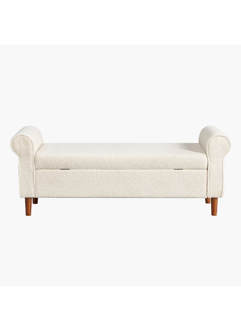 Home Box Paris 3-Seater Fabric Bed Bench with Storage 56 x 59.5 x 157 cm  - Image 5